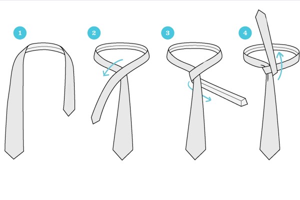 ابتکار در بستن کراوات