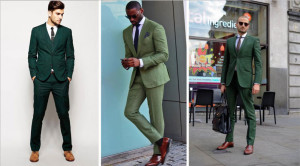 راه و روش پوشیدن کت و شلوار مردانه سبز