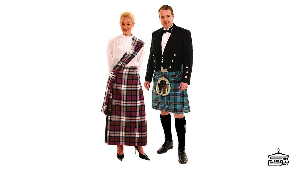 پوشش و لباس سنتی مردم اسکاتلند