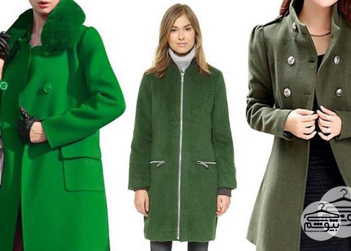 چگونه پالتو زنانه سبز بپوشیم؟