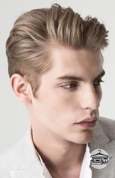 مدل مو برای پیشانی بلند مردانه