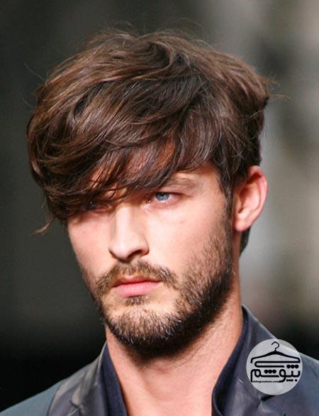 مدل موی مردانه مناسب فرم صورت مثلثی شکل 