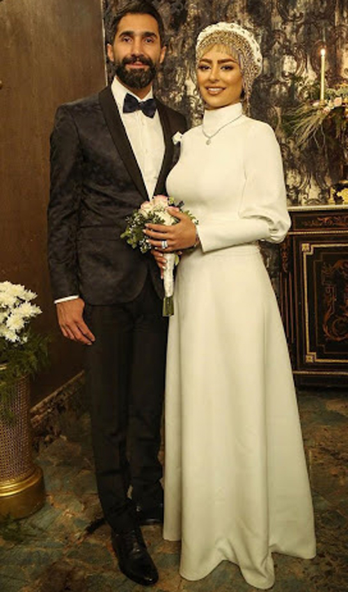 لباس عروس سلبریتی‌ها ایرانی