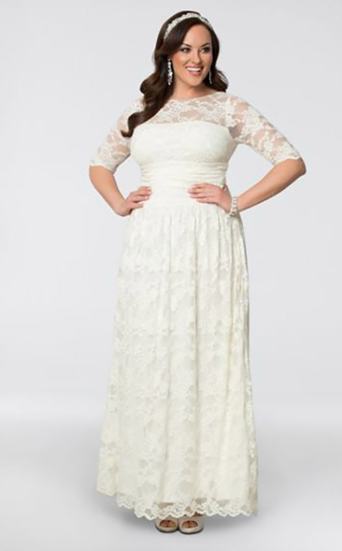 لباس عروسی برای اندام چاق