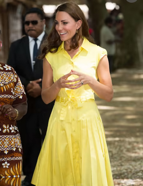 لباس زرد بانوان سلطنتی
