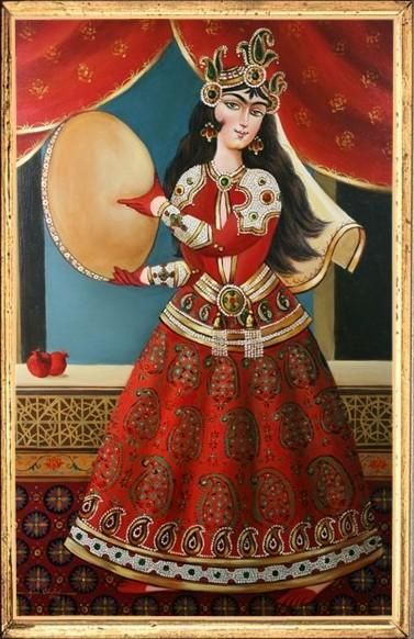زنان زیباروی قاجار چگونه لباس می‌پوشیدند؟