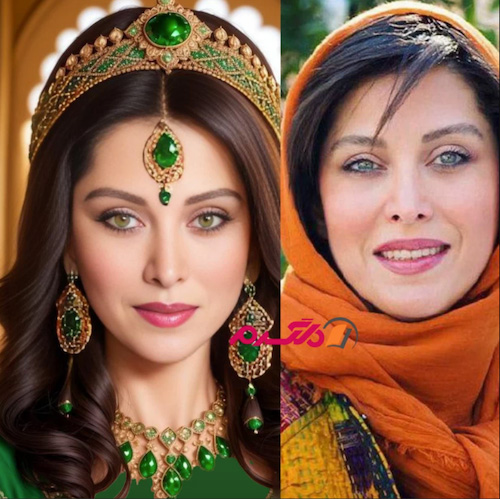 بازیگران ایرانی در نقش زنان هندی
