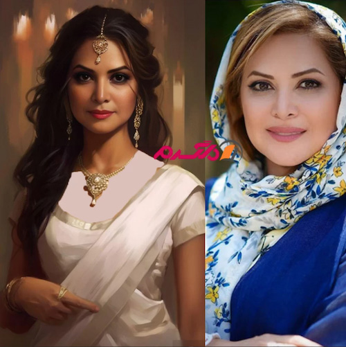بازیگران ایرانی در نقش زنان هندی