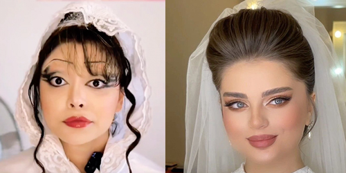 آرایش عروس دهه ۸۰