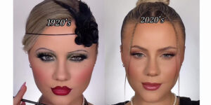 آرایش صورت و موها در یک قرن اخیر چه تغییراتی کرده‌است؟ این ویدئو پاسخ می‌دهد