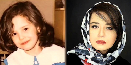تینا آخوندتبار در کودکی زیباترین چشم‌های دنیا را داشته؛ چند تصویر زیرخاکی از کودکی بازیگران ایرانی که عاشقشان می‌شوید!