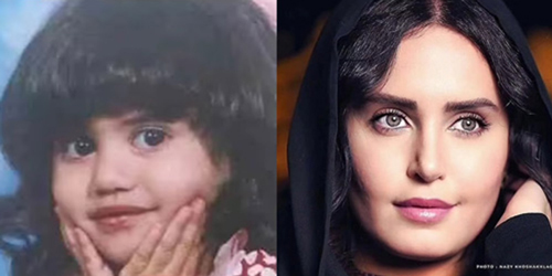 باورتان می‌شود آزاده صمدی در کودکی این شکلی بوده باشد؟ باز هم چند عکس زیرخاکی و گوگولی از کودکی بازیگران ایرانی