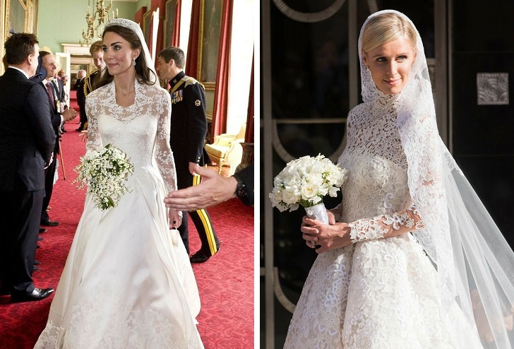 ۸ حقیقت جالب درباره لباس عروس زنان مشهور دنیا که نمی دانستید