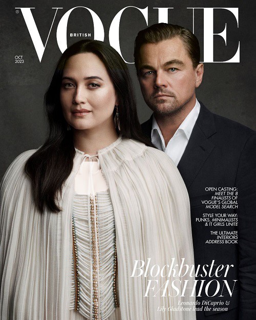 فوتوشات‌های جدید لئوناردو دی کاپریو و لیلی گلدستون برای مجله British Vogue