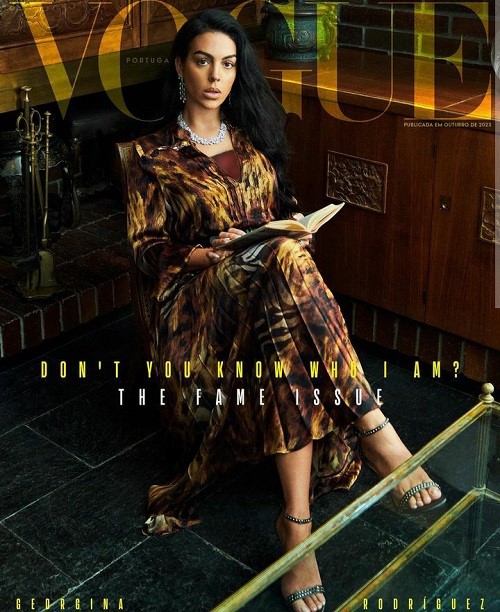 اولین تصاویر جورجینا برای جلد مجله ووگ