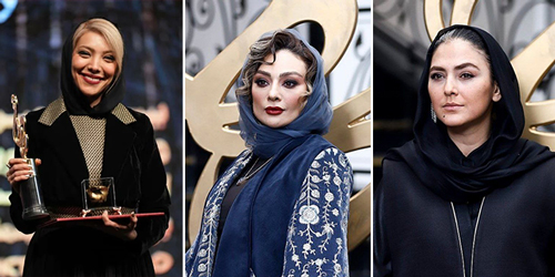بازیگران ایرانی با لباس‌هایی نه چندان جذاب به جشن حافظ رفتند؛ چرا هرروز اُفت می‌کنید عزیزان؟