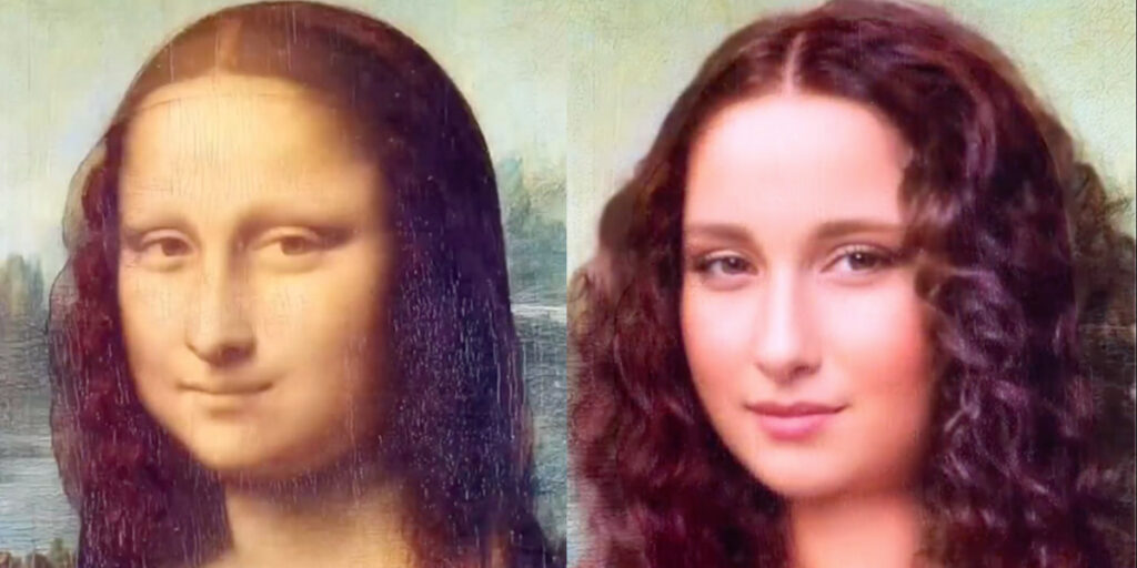 یک هنرمند دیجیتال چهره واقعی مونالیزا را بازسازی کرد؛ تصویری غیرقابل باور از مونالیزای واقعی