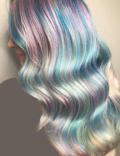 رنگ موی پری دریایی