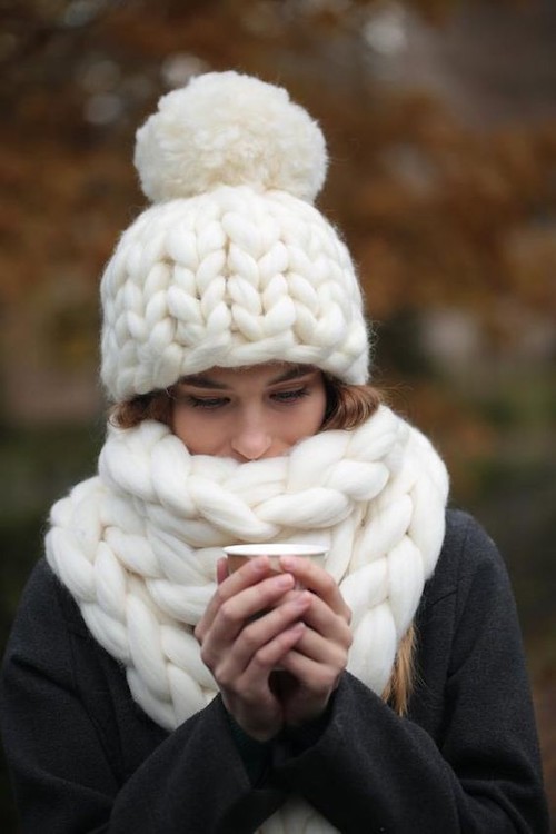 شال و کلاه زمستانی