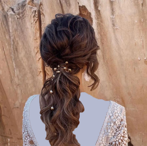 مدل ترندی موی عروس 