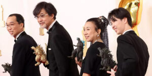 کفش‌های گودزیلایی این 4 بازیگر ژاپنی جنجال به پا کرد؛ ترسناک‌ترین استایل اسکار امسال که باید ببینید!
