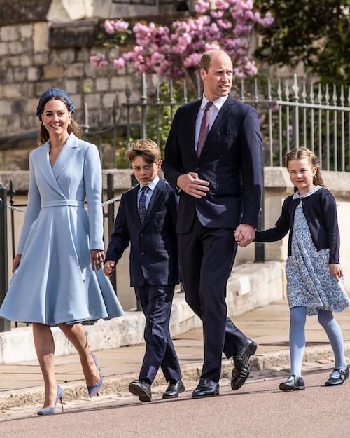 خانواده سلطنتی در پیاده‌روی عید پاک