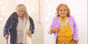 مادربزرگی که بعد از 70 سال موهایش را کوتاه کرد و عاشق تغییراتش شد؛ با دیدن این ویدئو اکلیلی می‌شوید!