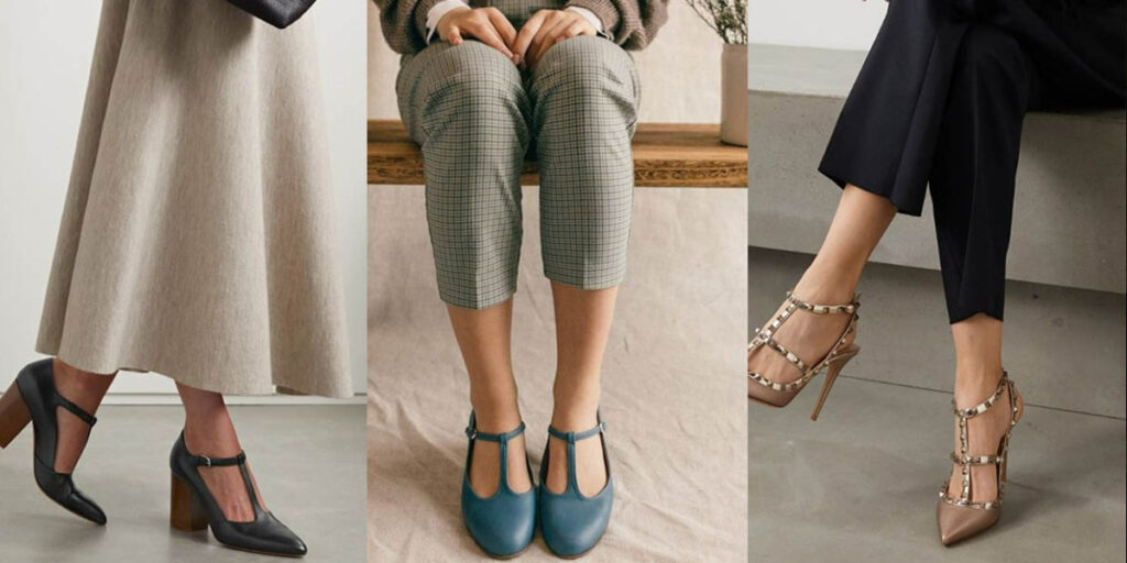 زنان فرانسوی با این مدل کفش دلبری می‌کنند؛ 21 مدل کفش زنانه مدل تی بار که باعث می‌شود شبیه فرانسوی‌ها شوید