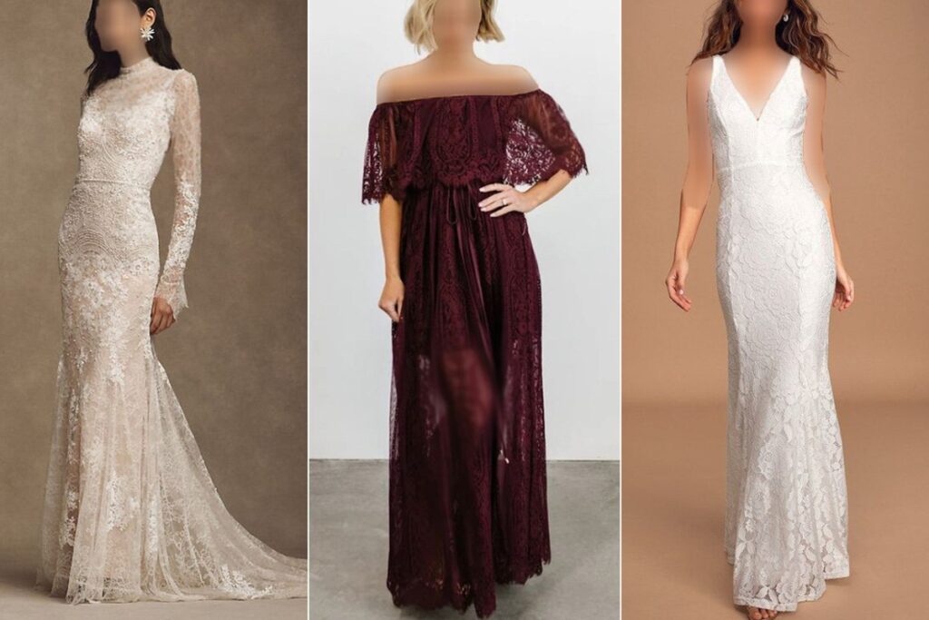 با این ۲۸ مدل پیراهن دانتل بلند شبیه ملکه‌ها می‌شوید؛ خانم‌هایی که می‌خواهند در عروسی متفاوت باشند، الگو بگیرند!