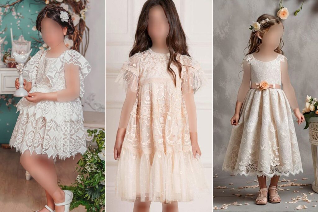 مدل پیراهن دانتل بچگانه؛ اگر می‌خواهید دختر کوچولویتان ستاره عروسی و مهمانی باشد، این لباس‌ها مناسب اوست!
