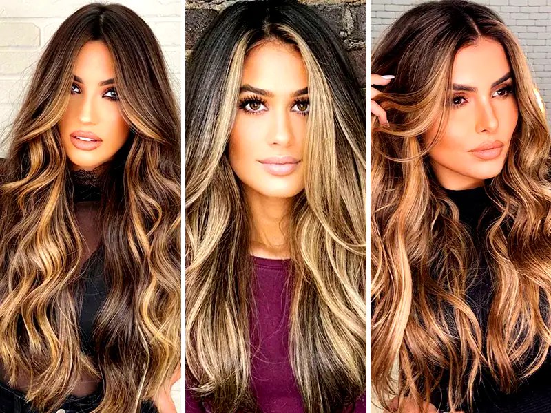 9 مدل موی قهوه‌ای با هایلایت روشن برای خانم‌هایی که می‌خواهند باکلاس دیده شوند