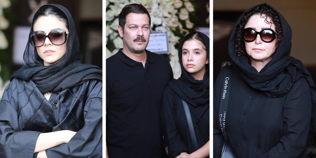 بازیگران مشهور ایرانی با این استایل‌های مشکی به مراسم یادبود سعید راد رفتند و خبرساز شدند