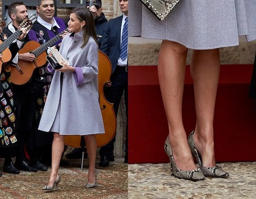کفش‌های پاشنه‌بلند ملکه لتیزیا
