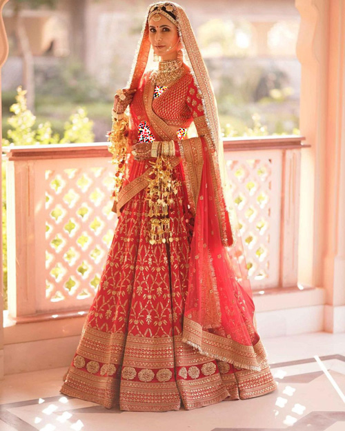 لباس عروس هندی سلبریتی‌ها