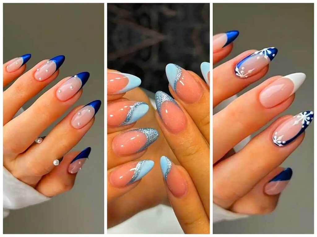 فرنچ ناخن جدید و شیک