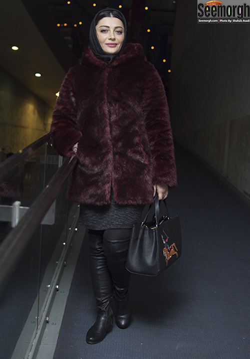 کت خزدار بازیگران ایرانی