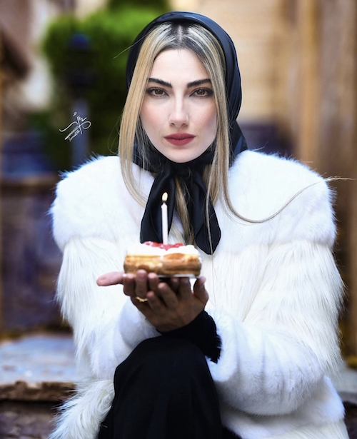 کت خزدار بازیگران ایرانی