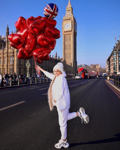 آزاده زارعی در لندن