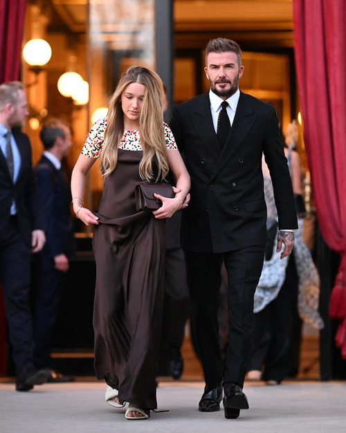 خانواده بکهام در فشن‌شوی ویکتوریا