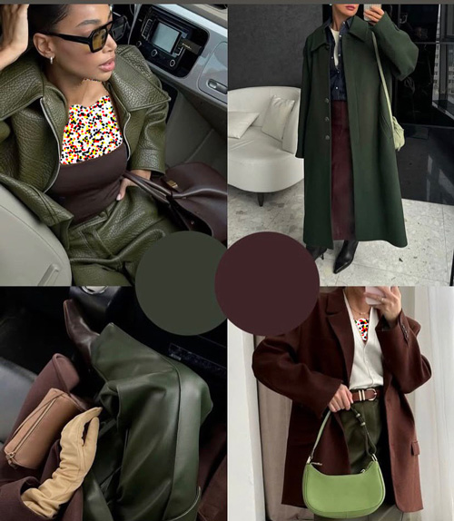 ترکیب رنگ استایل‌های بهاری