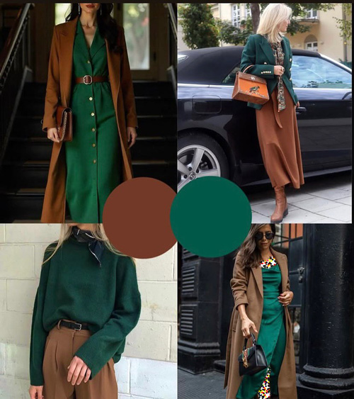 ترکیب رنگ استایل‌های بهاری