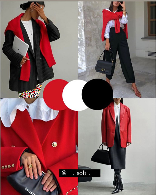 ترکیب رنگ استایل‌های بهاری