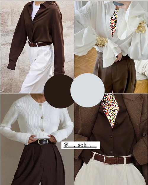 ترکیب رنگ استایل‌های بهاری