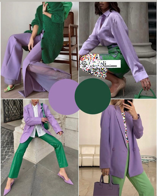 ترکیب رنگ استایل‌های بهاری