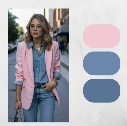 ترکیب رنگ استایل‌های بهاری