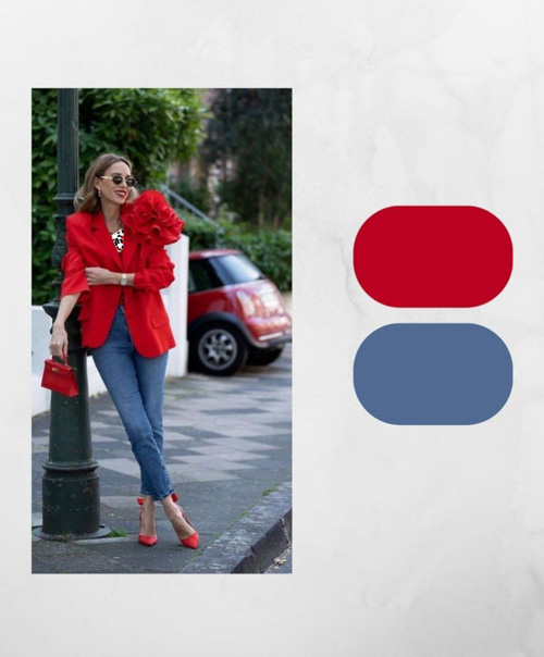 ترکیب رنگ استایل‌های بهاری