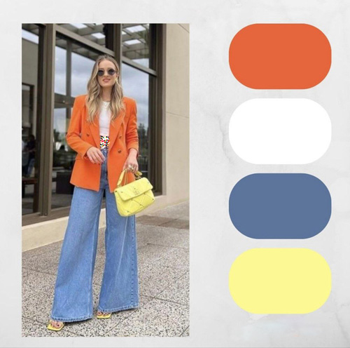 ترکیب رنگ استایل‌های بهاری