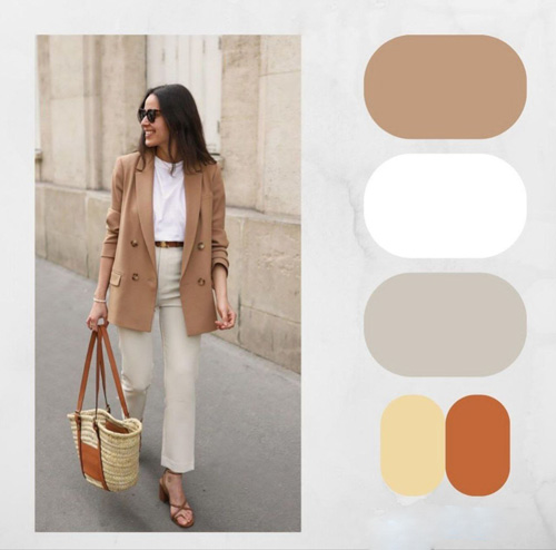 ترکیب رنگ استایل‌های بهاری