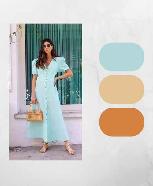 ترکیب رنگ استایل‌های بهاری