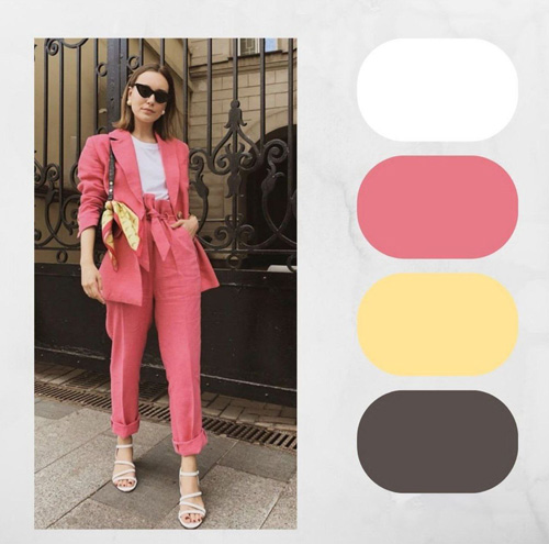 ترکیب رنگ استایل‌های بهاری